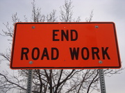 29th Apr 2014 - End Road Work