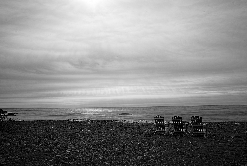 Lutsen Beach by tosee