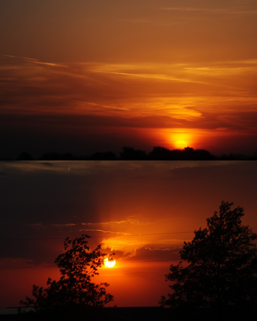 Above the Horizon - Sunrise, Sunset by genealogygenie
