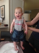 3rd May 2014 - Standing up like a big girl 