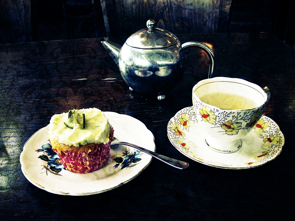 Bliss = tea and cupcakes at Floriditas by brigette