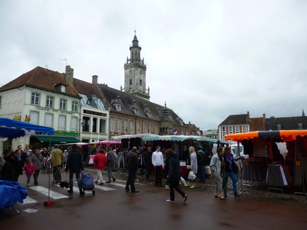 Rainy market day by lellie
