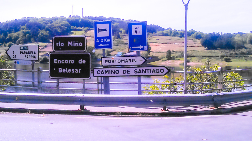 Camino de Santiago - the first sign by peadar