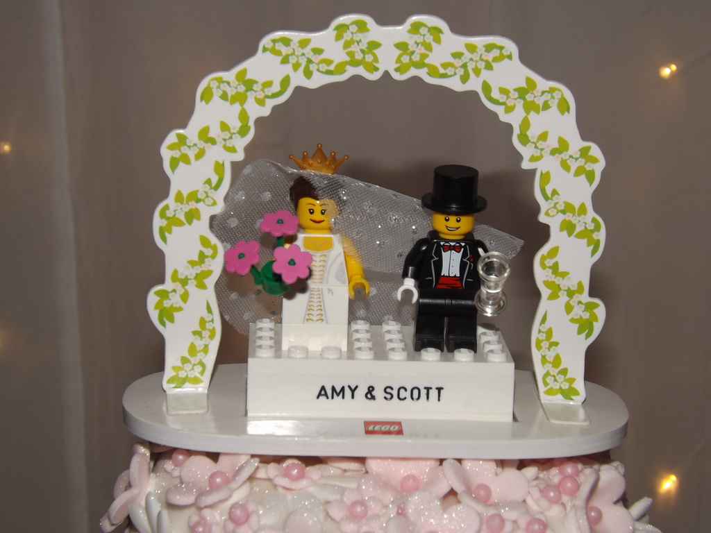 Wedding Cake Topper by plainjaneandnononsense