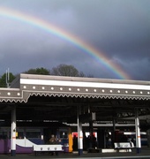12th May 2014 - Northern rail at the end of the Rainbow, Sheffield