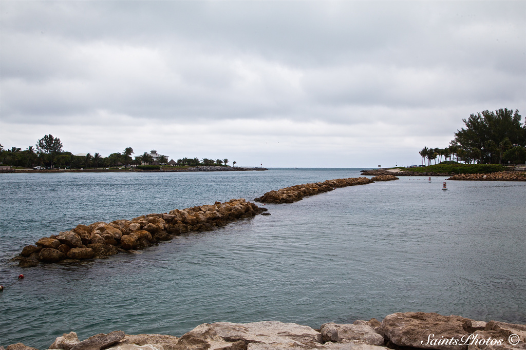 Jupiter, Fl. Inlet and guarded beach by stcyr1up