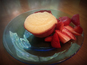 17th May 2014 - Bacon Bowl, cheese grits, and fruit