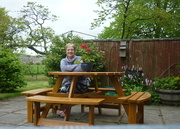 17th May 2014 - Hurray....the new patio table is assembled!