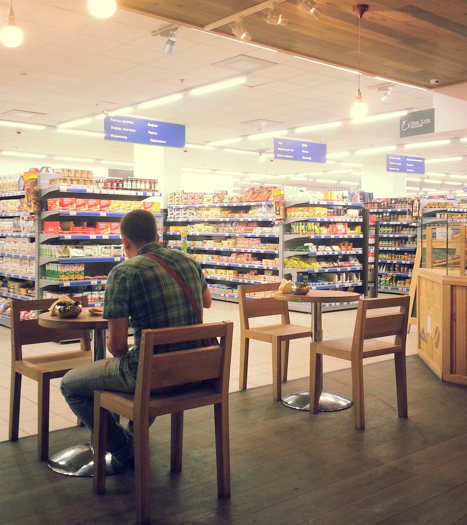Supermarket Cafe by sarahabrahamse