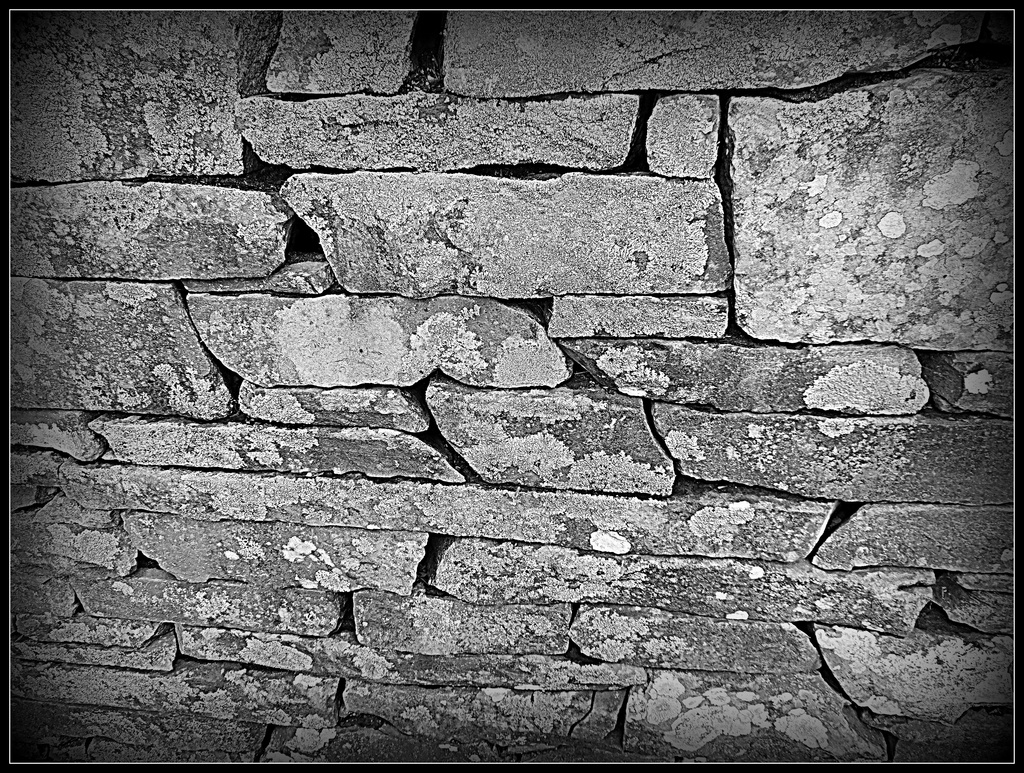 Pattern and texture of a rock wall... by homeschoolmom