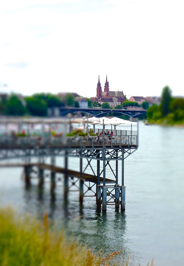 Lunch by the Rhine. by cocobella