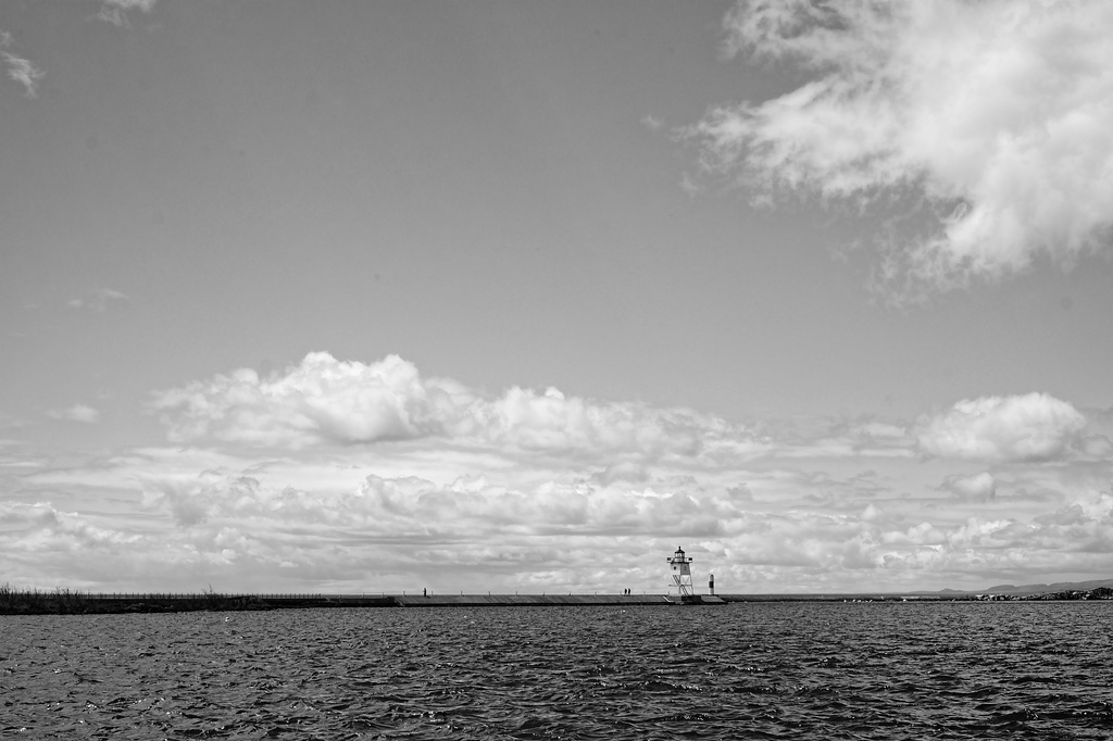 Grand Marais Harbor by tosee