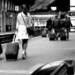 Suitcases at the station by newbank