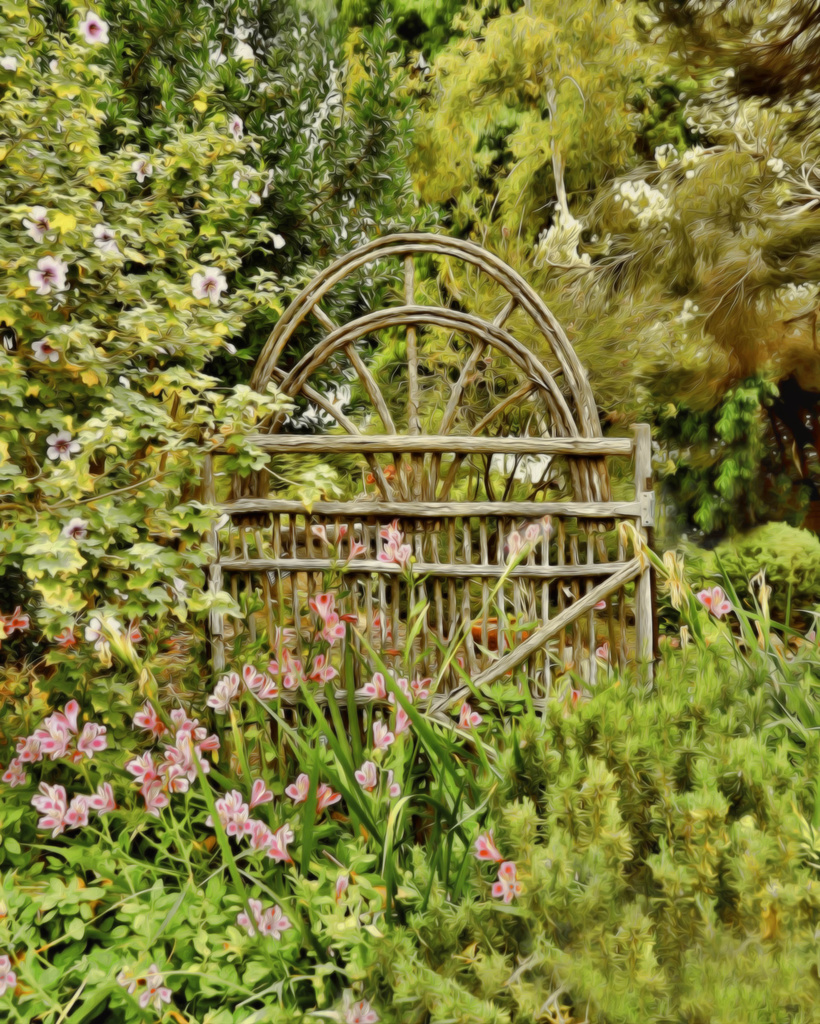  The Garden Gate  by joysfocus