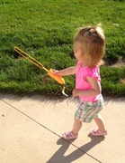 2nd Jun 2014 - Waving her magic bubble wand