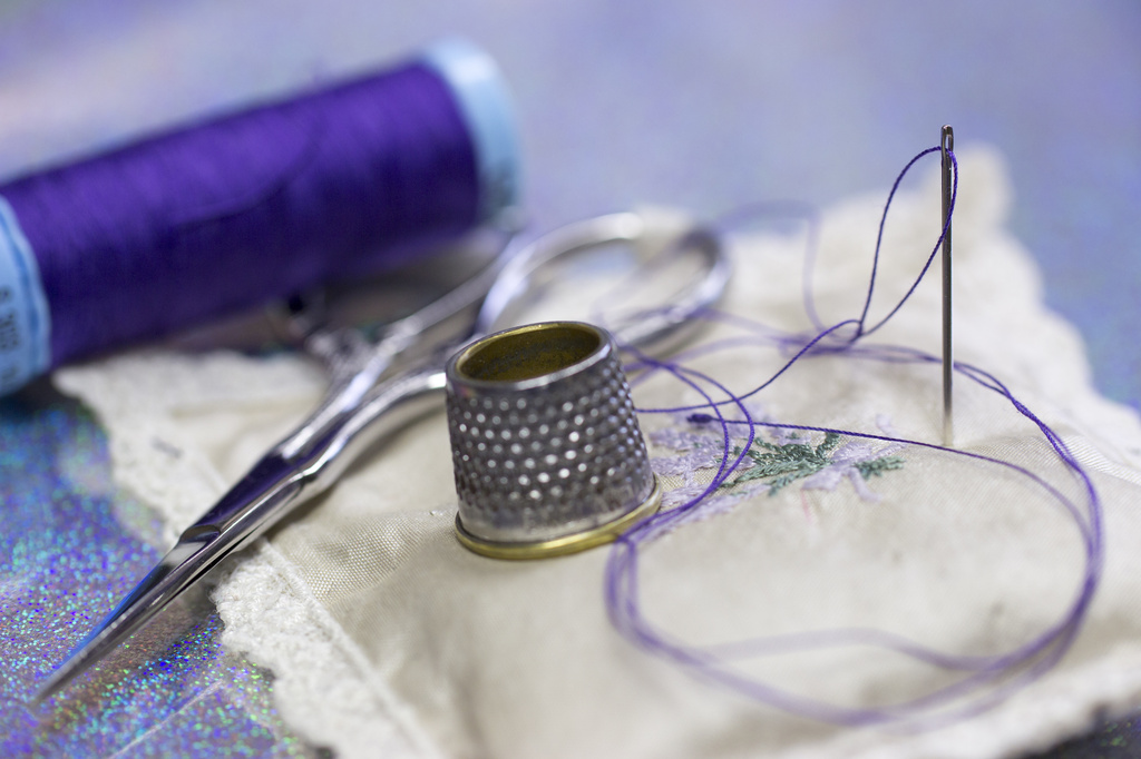 A stitch in Purple by bizziebeeme