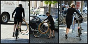 6th Jun 2014 - Finally she put her bike away and walked! 