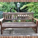 Historic Bench - Restoration Complete. by ladymagpie