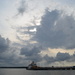 Skies near sunset, mouth of the Ashley River at The Battery, Charleston, SC by congaree