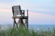 9th Jun 2014 - Lifeguard Chair at Sunrise
