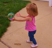 7th Jun 2014 - Trying to catch bubbles