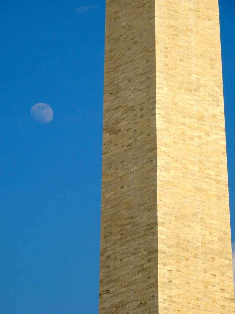 Monument and the Moon by khawbecker