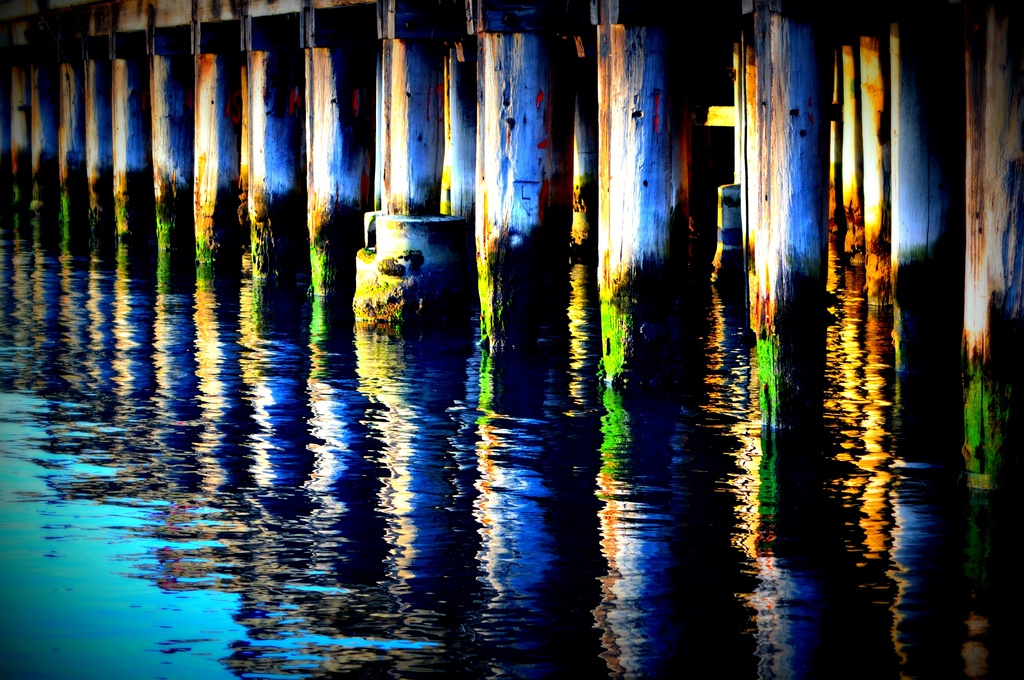 Tides of time shown through colour. by dianeburns