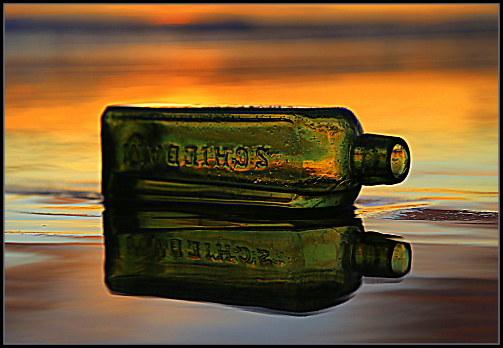 Bottled sunset by dide