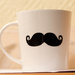 Mug with a mustache by elisasaeter