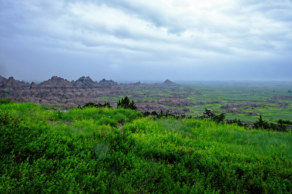 Badlands in the Rain by tosee