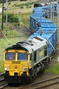 17th Jun 2014 - Freight Train heads for the main line
