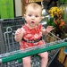 She loved riding in the grocery cart for the first time with daddy.  by doelgerl