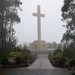 Misty Mount Macedon Memorial Cross by gigiflower