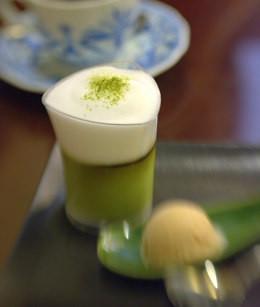 matcha cappuccino by vankrey