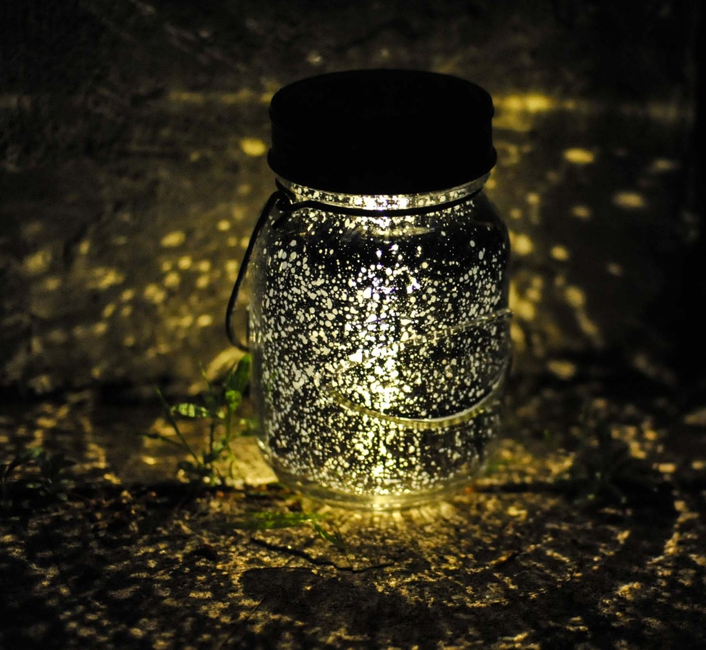 Solar jar at night by loweygrace