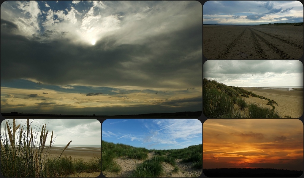 moody skies at Camber Sands by quietpurplehaze