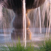 Fountain at dusk by rosiekerr