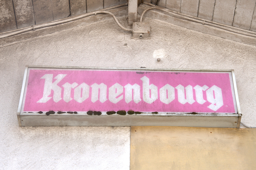 Old Kronenbourg sign by overalvandaan