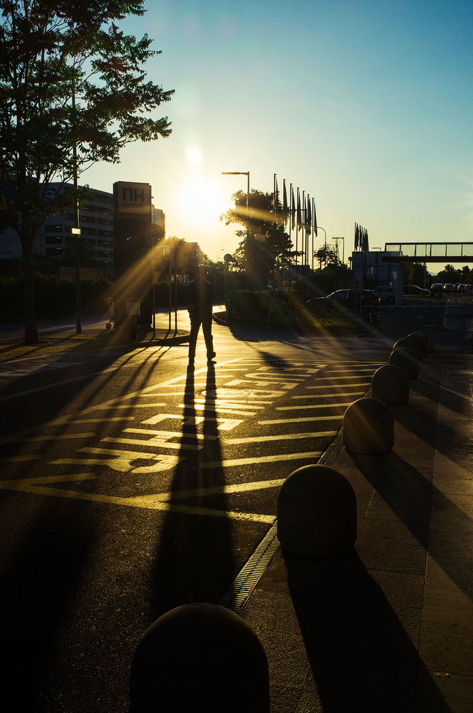 Day 159, Year 2 - Sunday Sunset, Vienna Airport  by stevecameras