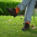 Orange socks by parisouailleurs