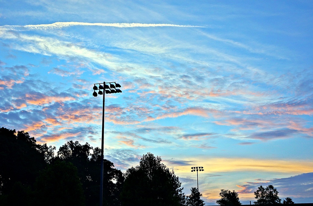 Sunrise over the ball fields  by soboy5