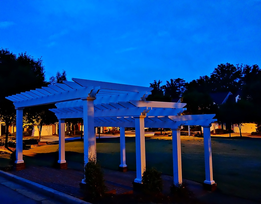 Pergola at the Blue Hour by soboy5
