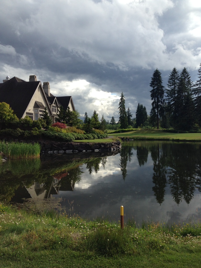 Storm Clouds From The 18th Hole by mamabec