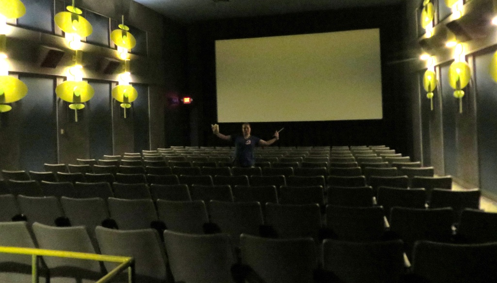 Got the theater to ourselves by margonaut