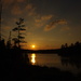 Sunset near Temagami by radiogirl