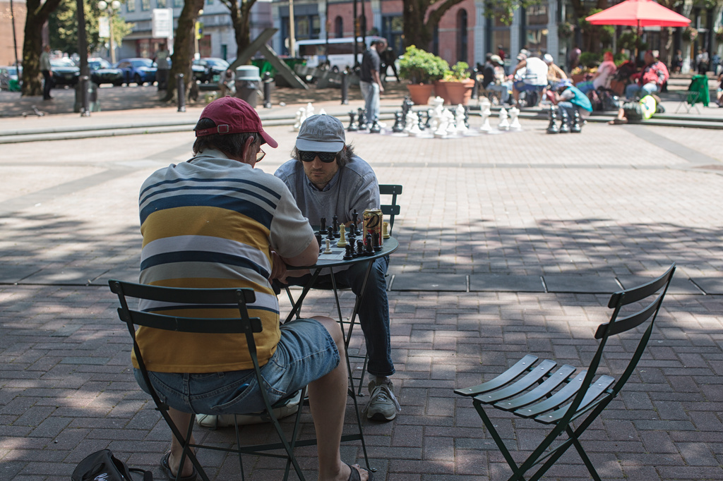 Dueling Chess Games by seattle