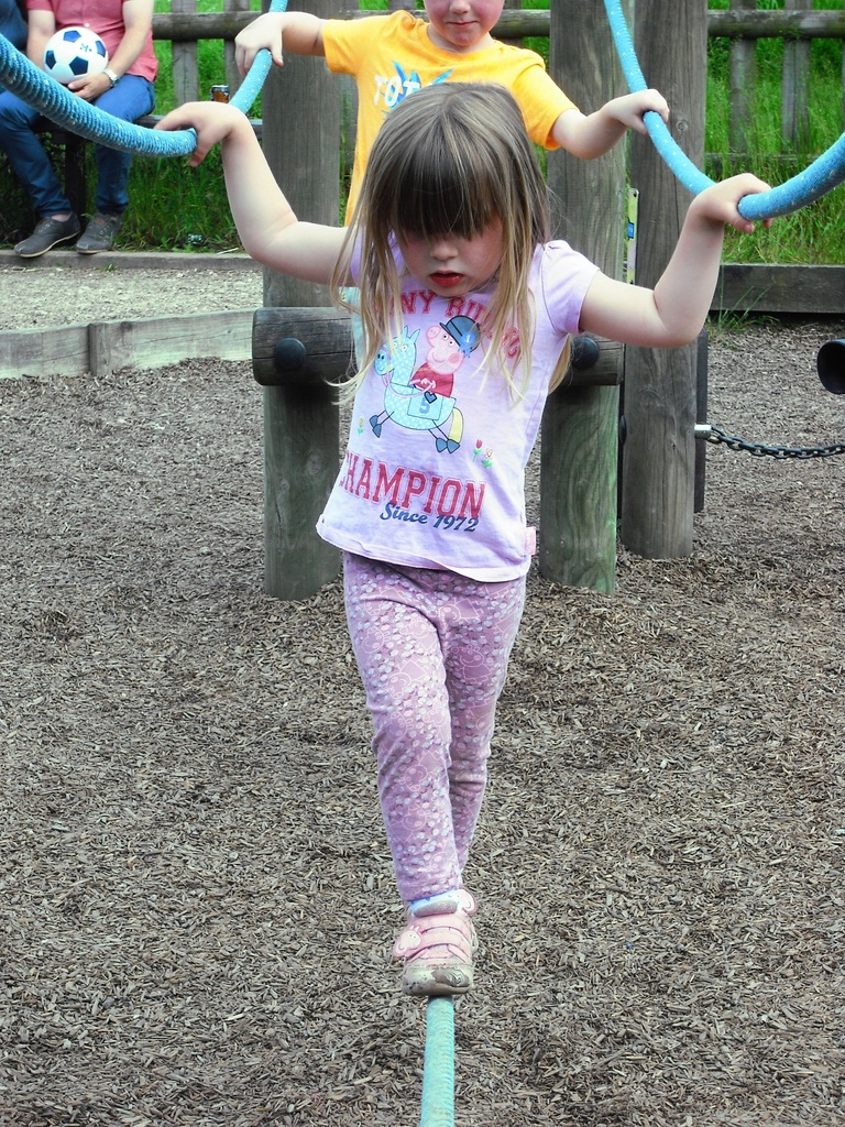 Lucy at a playpark by jennymdennis