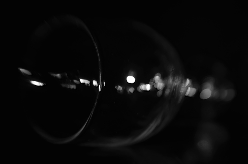 Wine glass abstract by spanner
