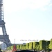 The real Eiffel tower, a mini red one and a horse by parisouailleurs