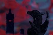 23rd Mar 2015 - Dragon watches as the city burns